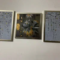 تابلو سه تیکه تکسچر دستساز