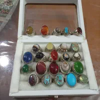 انگشتر نقره حراج