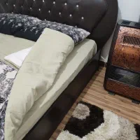 تخت .تشک دونفره سالم و تمیز زیاد استفاده نشده|تخت و سرویس خواب|سنگر, |دیوار