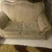 مبل راحتی شیری رنگ|مبلمان خانگی و میز عسلی|تهران, شهید اسدی|دیوار