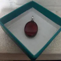 عقیق سرخ یمن با قاب نقره ب همراه حرز امام جواد|کلکسیون اشیاء عتیقه|ری, سیزده آبان|دیوار