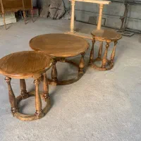 جلو مبلی و عسلی تمام چوب|مبلمان خانگی و میز عسلی|مرند, |دیوار