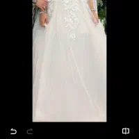 لباس عروس اروپایی سایز۳۸