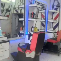 فروش دکور و صندلی کار طرح برقی آرایشگاه|آرایشگاه و سالن‌های زیبایی|ورامین, ورامین|دیوار