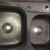 سینک ظرفشویی دوقلو|آب‌چکان و نظم‌دهنده ظروف|اهواز, شریعتی جنوبی|دیوار