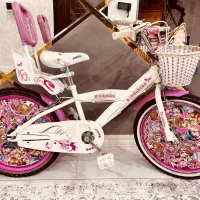 دوچرخه سایز ۲۰ دخترانه صورتی کاملا مرتب|دوچرخه، اسکیت، اسکوتر|محمدشهر, همایون ویلا|دیوار