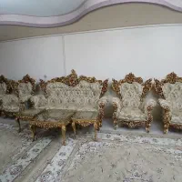 مبل سلطنتی ۹ نفره جلو مبلی