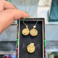 نیم ست طلا اجرت اقتصادی|جواهرات|کاشان, بازار کاشان|دیوار