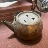 قابلمه مسی و کتری قوری