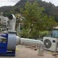 حلب‌سازی‌لوله‌بخاری هیزمی‌هواکش‌(کانال‌کشی رستوران