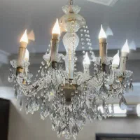 لوستر کریستالی خارجی