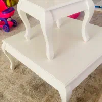 میز جلومبلی شیشه دار به همراه دوتا عسلی