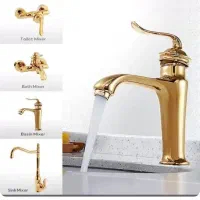 دو دست شیرآلات آریانا اریسان طلایی