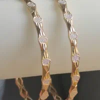 النگو و گوشواره( طلا سفید)