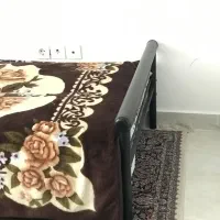 تخت تک نفره فلزی با تشک