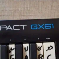 میدی کنترلر Nektar GX61 سلام.|پیانو، کیبورد، آکاردئون|رشت, بازار|دیوار