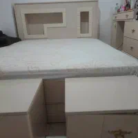 تخت خواب دو نفره با تشک|تخت و سرویس خواب|شیراز, شهرک گلستان|دیوار