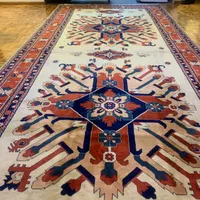 فرش دستبافت رنگ‌ گیاهی قفقازی Adler Kazak نو آکبند