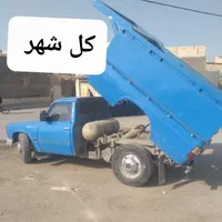 حمل خاک نخاله شن اجرماسه خاک نرم بلوکه نیسان کمپرس