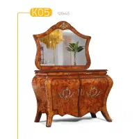 آینه وکنسول معرق سلطنتی|بوفه، ویترین، کنسول|تهران, علم و صنعت|دیوار