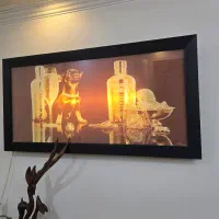 تابلو چراغدار سگ و ودکا