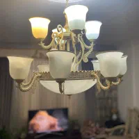 دو عدد لوستر پذیرایی شیک|لوستر و چراغ آویز|تهران, تهرانپارس شرقی|دیوار