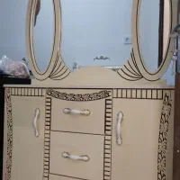 بوفه ساعت اجاق گاز آیینه شمعدان میزآرایش با آیینه|بوفه، ویترین، کنسول|رشت, یخسازی|دیوار