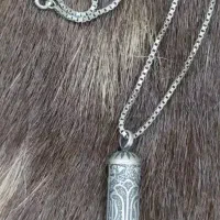 زنحیر نقره تایلندی جا دعای 925