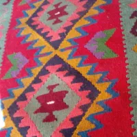 گلیم دستباف|گلیم، جاجیم، گبه|اصفهان, نقش جهان|دیوار