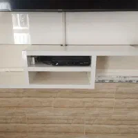 دکور تلویزیون mdf سفید براق|میز تلویزیون|برازجان, |دیوار