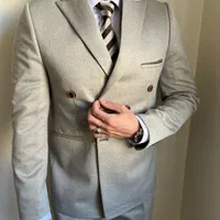 کت و شلوار کرم دبل|لباس|تبریز, |دیوار