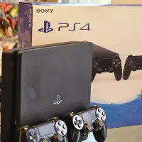PS4 SLIM 2016 1T کپی خور ورژن ۹ دو دسته اصلی|کنسول، بازی ویدئویی و آنلاین|قزوین, |دیوار
