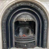 شومینه و کابین حمام و روشویی