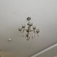 لوستر برنجی ۴ شاخه ۸ شعله|لوستر و چراغ آویز|تهران, دریاچه شهدای خلیج فارس|دیوار