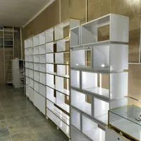 قفسه  ویترین سفید مغازه