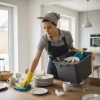 نظافت و تمیز کاری منزل و اداره ها