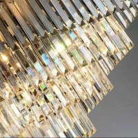 لوستر الماس. کریستالی مدل تینا مربع. AC light|لوستر و چراغ آویز|تهران, سنگلج (شاپور)|دیوار