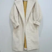 پالتو بلند خز شیک کاملا تمیز و سالم