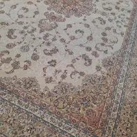 دوتخته فرش ۹متری درحد نو تمام نخ کرم صدفی|فرش|تهران, شهرک استقلال|دیوار