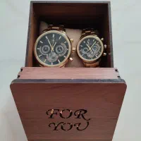 ساعت ست مردانه و زنانه الگانس استیل دو موتوره