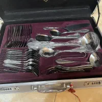 سرویس قاشق و چنگال استیل اصل المانی|ظروف سرو و پذیرایی|شیراز, قدوسی غربی|دیوار
