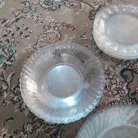 بشقاب کریستال ۶نفره ۲۴ عدد|ظروف سرو و پذیرایی|مشهد, اروند|دیوار