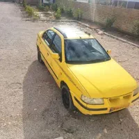 تاکسی سمند درون شهری مدل 85|خودرو سواری و وانت|شیراز, شیشه‌گری|دیوار