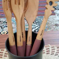 ۲ست قاشق چوبی وایکینگ ،