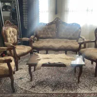 مبل ۷نفره چوب گردو
