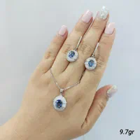 نیم ست انگشتر نقره مدال امرالدکات قالب طلا کد۵۲|بدلیجات|تبریز, |دیوار