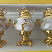 سماور گازی طلایی