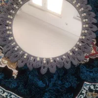 فروش . فرشینه دست بافت مکرومه