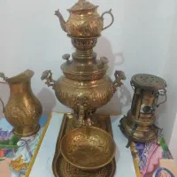 سماور زغالی برنجی