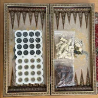 تخته نرد بسیار نفیس و خاص . ترکیبی از صنایع  دستی